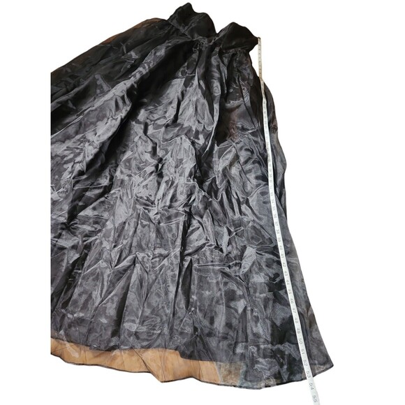 Whimsigoth Dark Fairy Taffeta Wedding Gown Size 14 Sweetheart New With Flaw Hoco - Picture 6 of 7